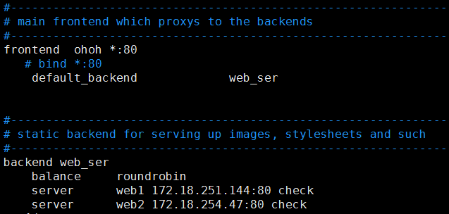 HAProxy 入门及基础负载应用