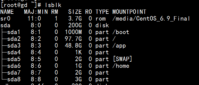 linux 磁盘管理与文件挂载