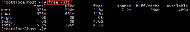 free命令的介绍及参数的详细分析